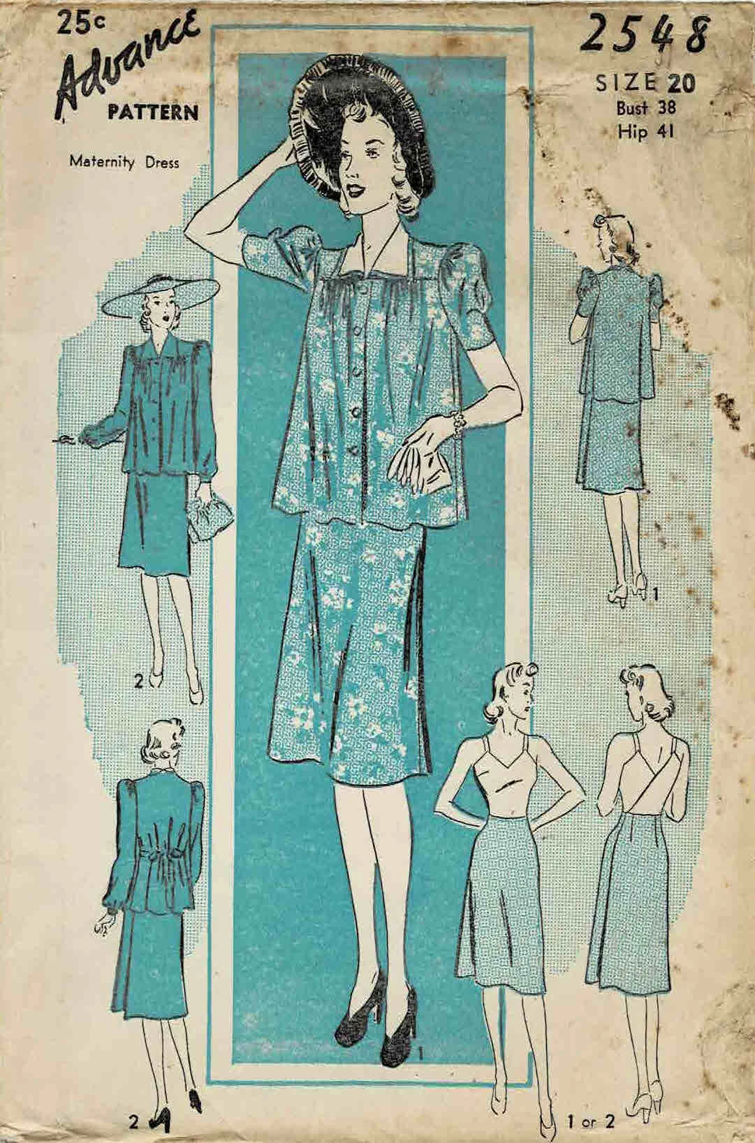 Advance 2548 Vintage Sewing Patterns Fandom
