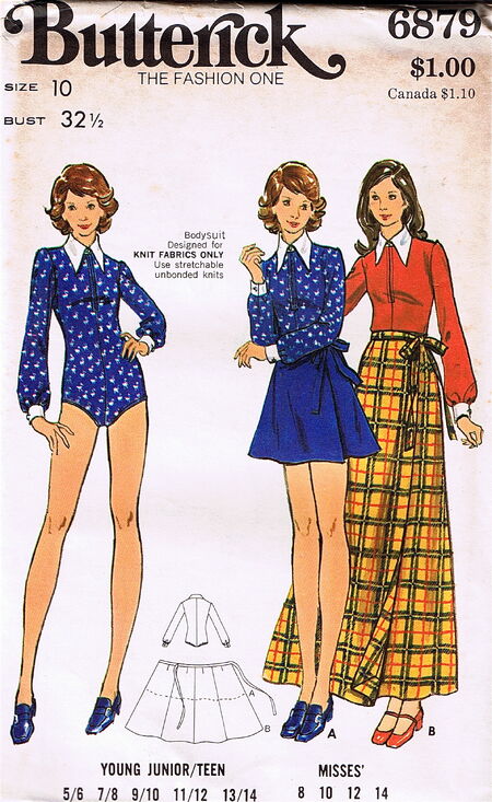 Butterick 6879 | Vintage Sewing Patterns | Fandom