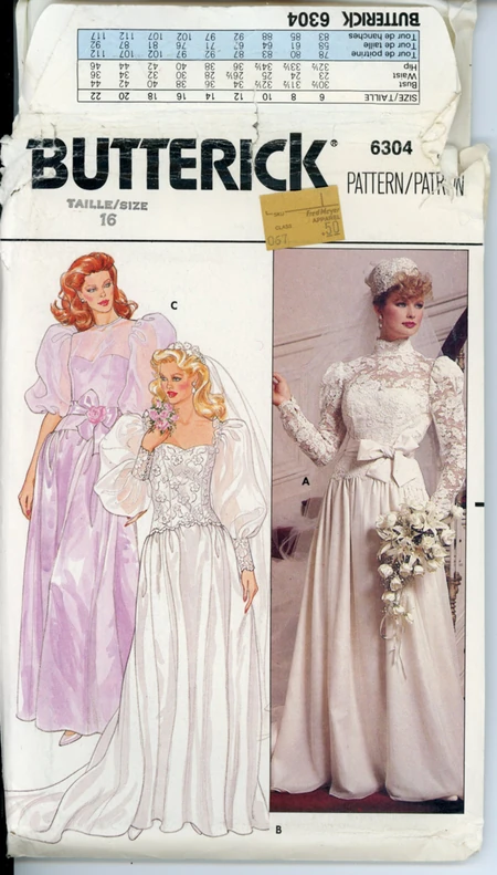 Butterick 6304 A Misses' Dress