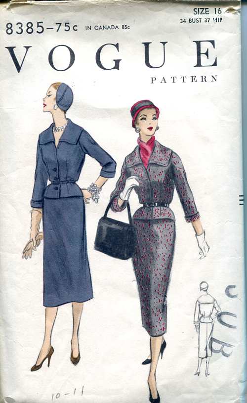 Vogue 8385 | Vintage Sewing Patterns | Fandom