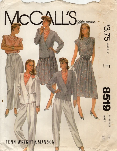 McCall's 8519 B