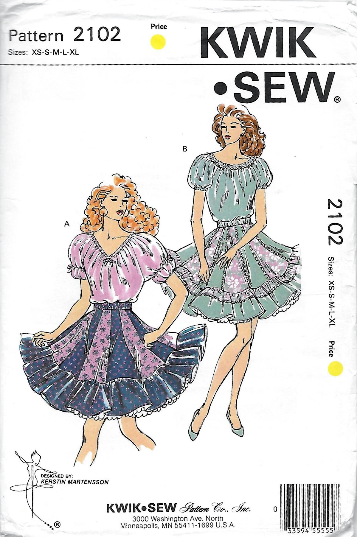 Kwik Sew 2101, Vintage Sewing Patterns