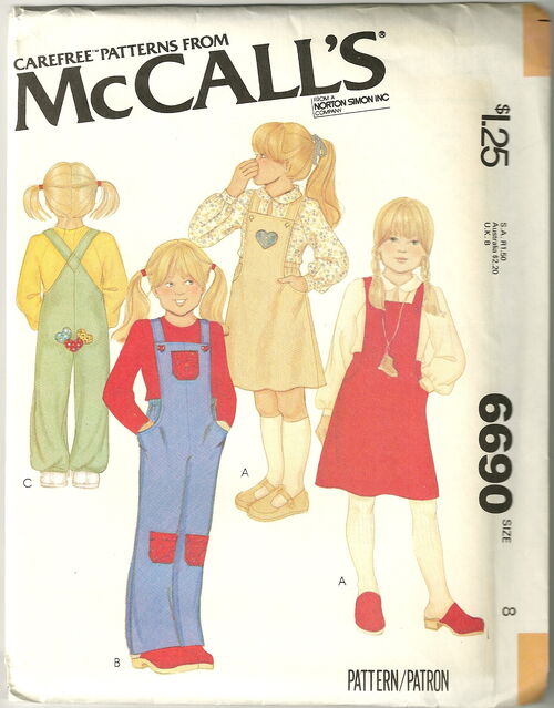 McCall's 6690 | Vintage Sewing Patterns | Fandom