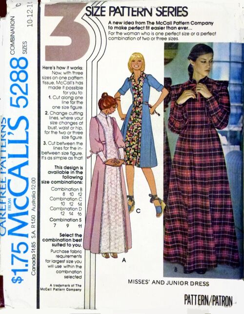 McCall's 5288 | Vintage Sewing Patterns | Fandom