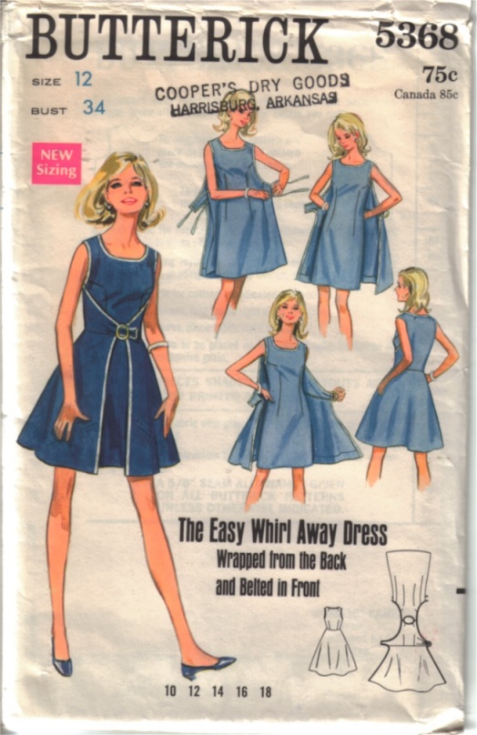 Butterick 5368, Vintage Sewing Patterns