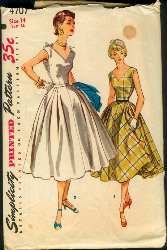 Simplicity 4707 | Vintage Sewing Patterns | Fandom