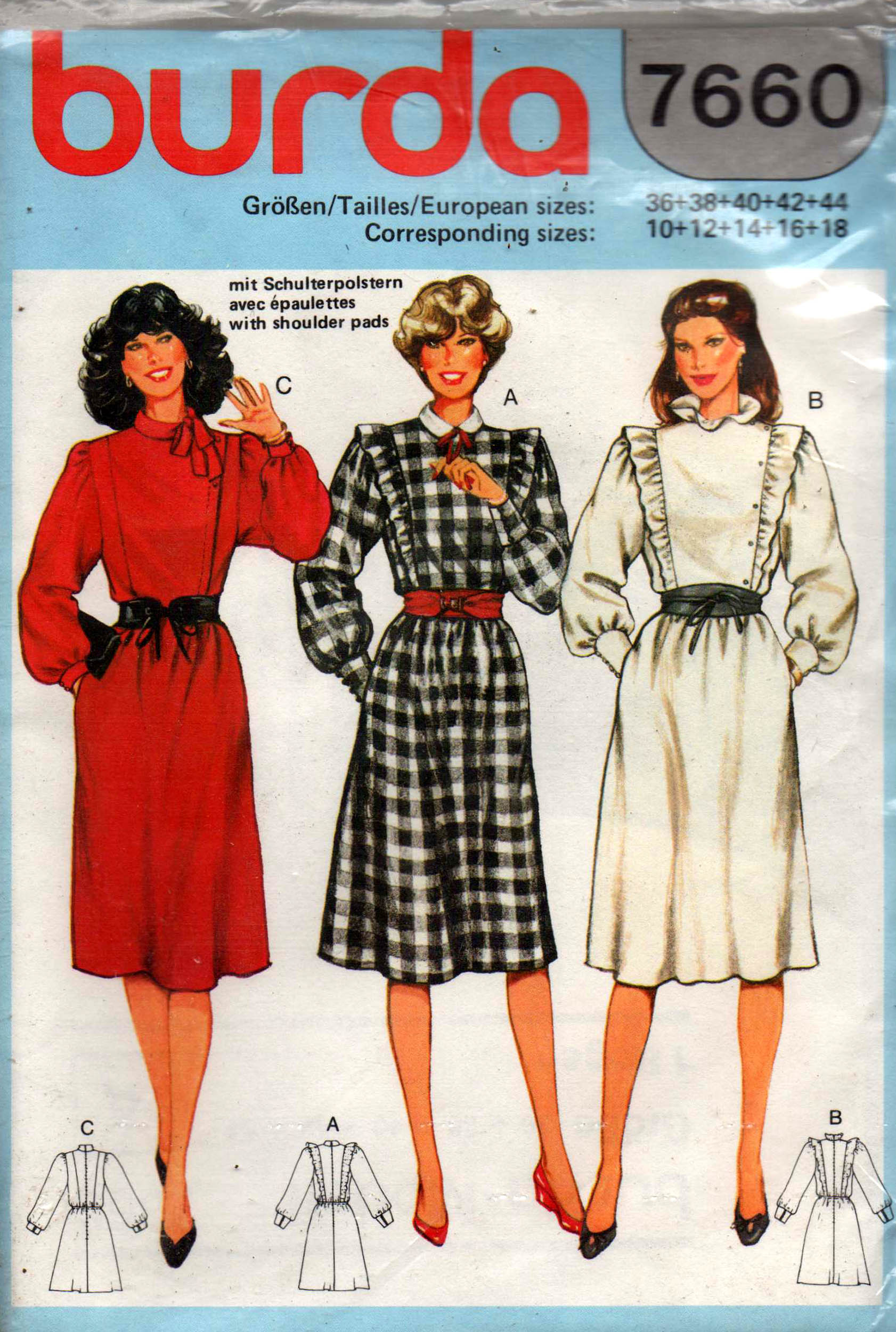 Burda 7660 | Vintage Sewing Patterns | Fandom