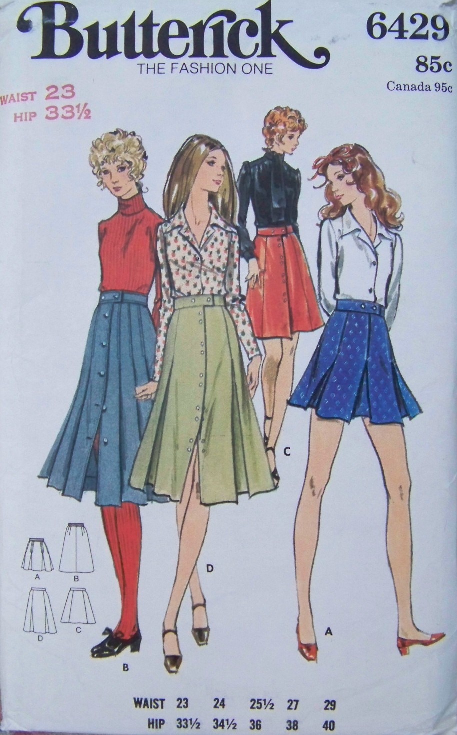 Butterick 6429 A | Vintage Sewing Patterns | Fandom