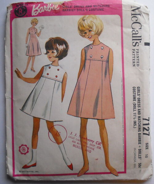 Mccalls barbie doll patterns best sale