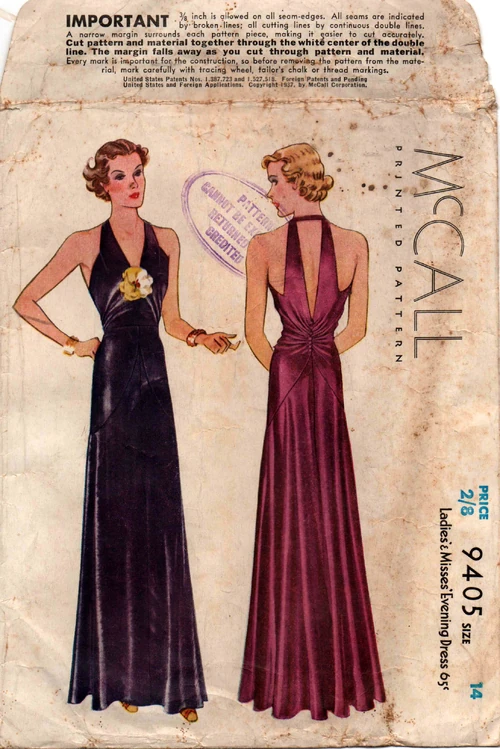 McCall 9405 | Vintage Sewing Patterns | Fandom