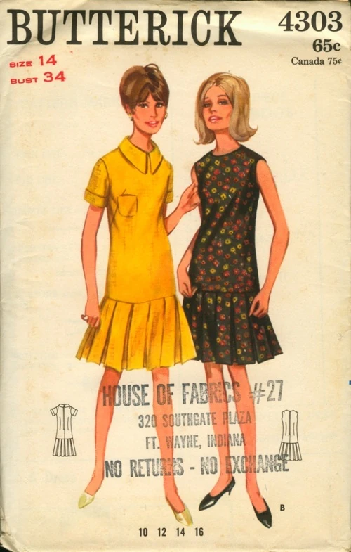 Butterick 4303 Vintage Sewing Patterns Fandom