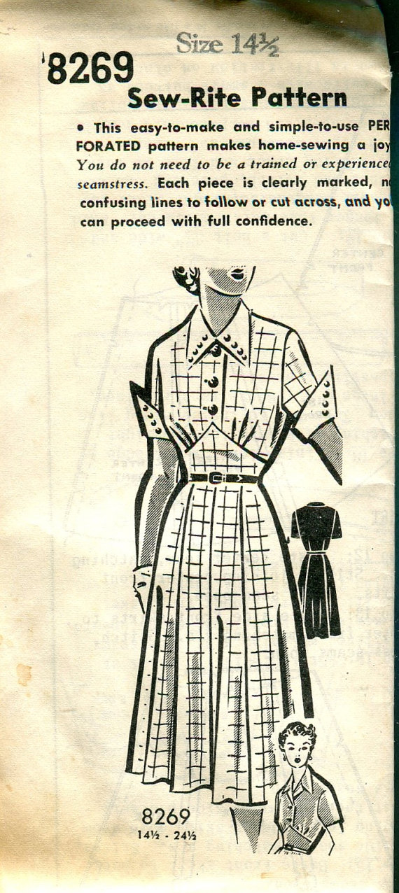 Sew-Rite 8269 | Vintage Sewing Patterns | Fandom