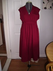 front view of dress