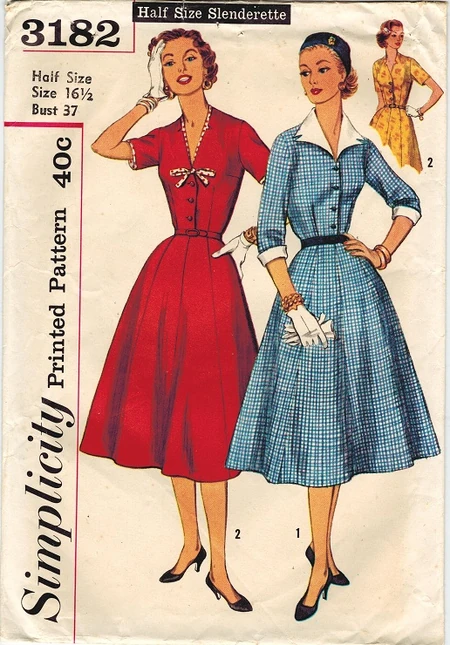 セット販売 Women's Dress Patterns Simplicity 3182 A | Vintage Sewing Patterns | Fandom