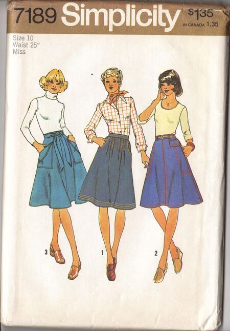 Three Misses Skirts ©1975