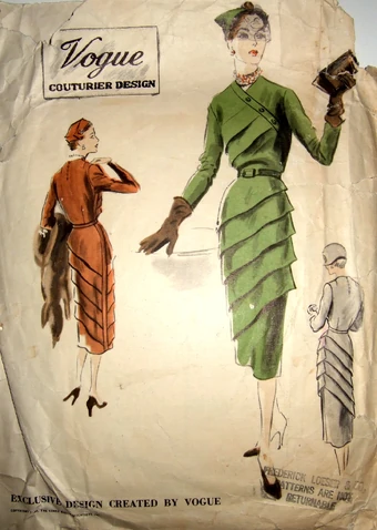 Vogue 598 Vintage Sewing Patterns Fandom