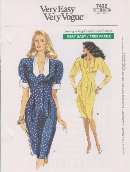 Vogue 7432 C | Vintage Sewing Patterns | Fandom