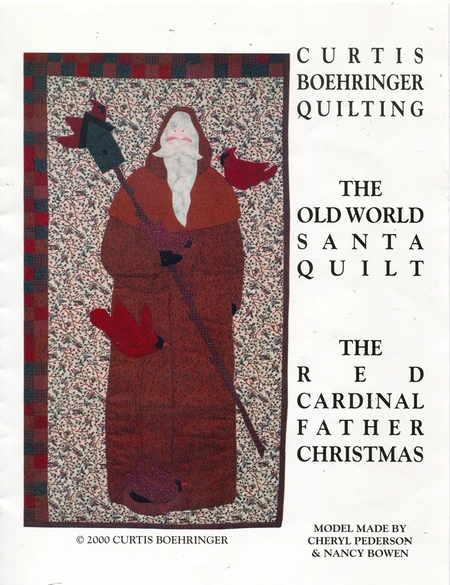 Curtis Boehringer Red Cardinal Father Christmas