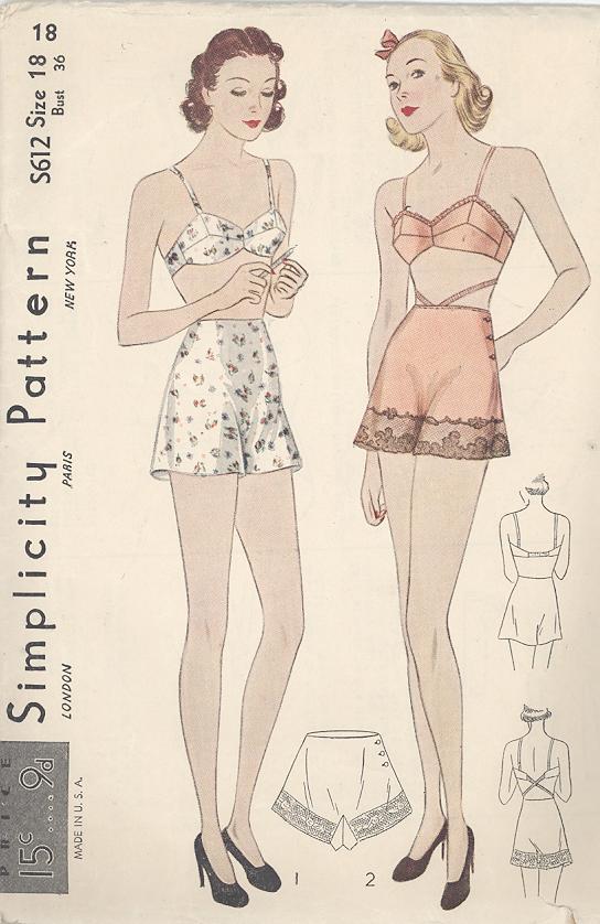 Simplicity S612, Vintage Sewing Patterns