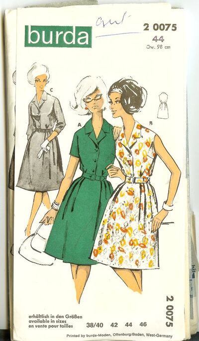 Burda 20075 | Vintage Sewing Patterns | Fandom