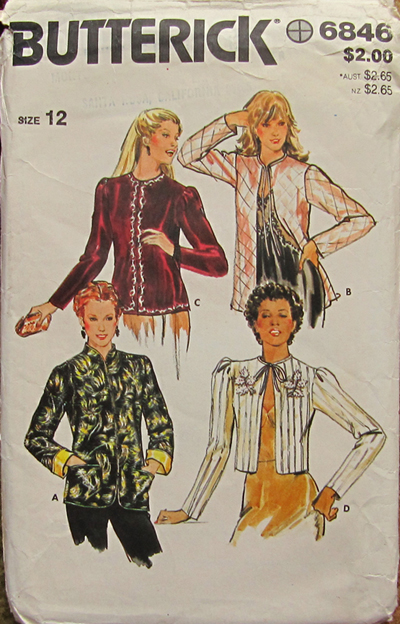 Butterick 6846 A | Vintage Sewing Patterns | Fandom