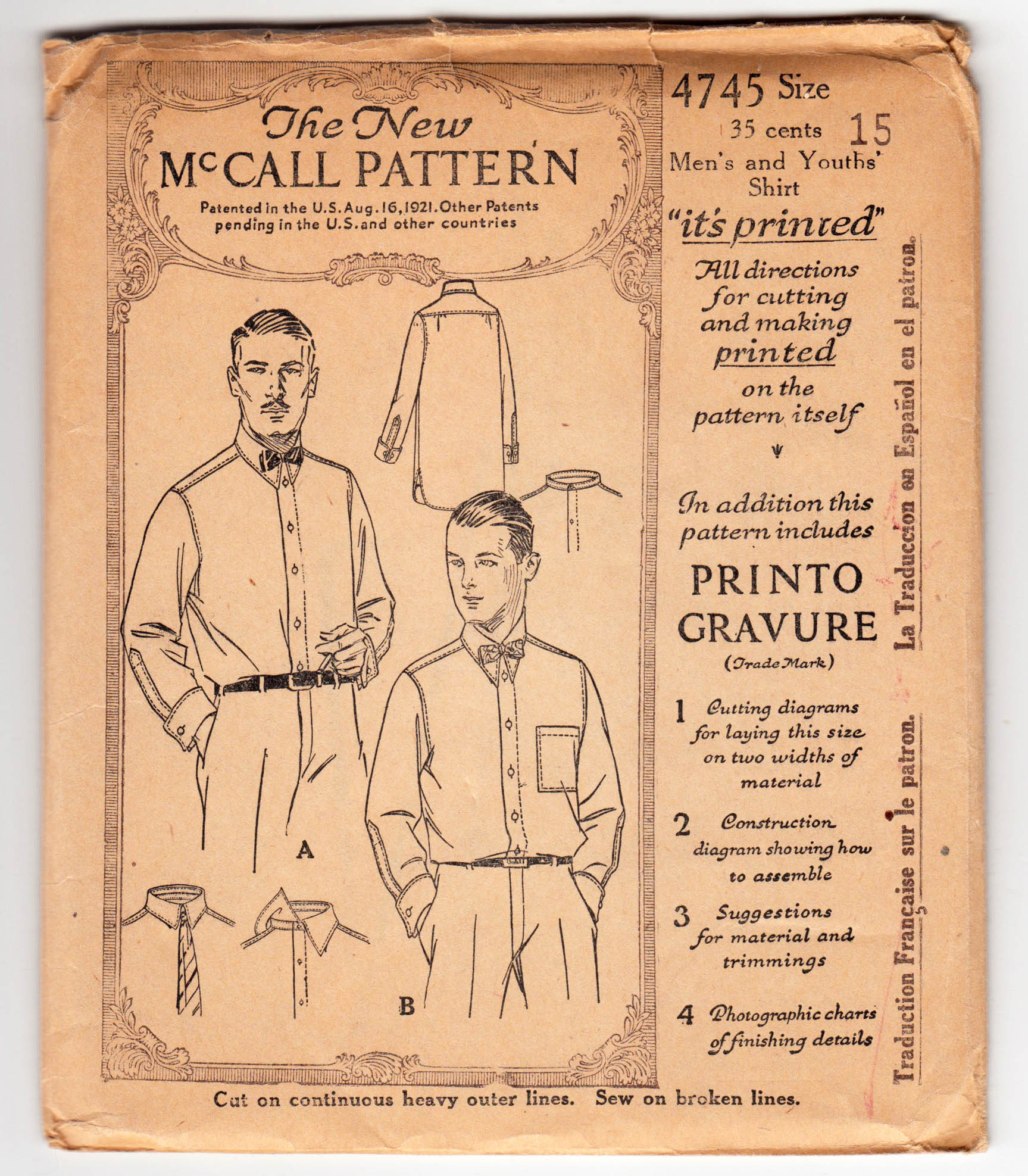 McCall 4745, Vintage Sewing Patterns