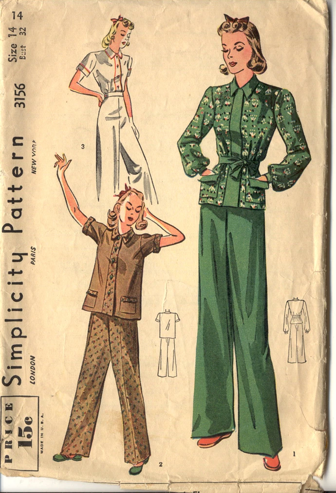 ペーページ Simplicity 3156 | Vintage Sewing Patterns | Fandom