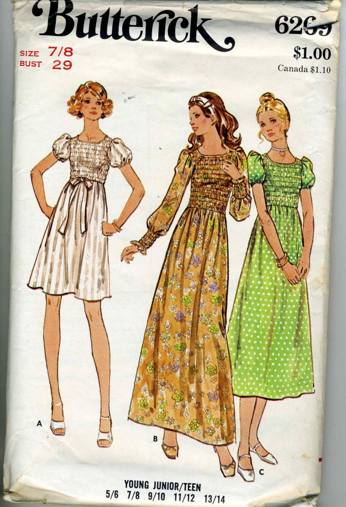 Butterick 6269 A | Vintage Sewing Patterns | Fandom Butterick 6269 A | Vintage Sewing Patterns | Fandom