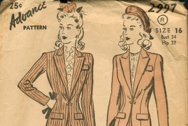 Hollywood 738 A, Vintage Sewing Patterns
