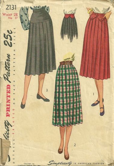 Simplicity 2131 A | Vintage Sewing Patterns | Fandom