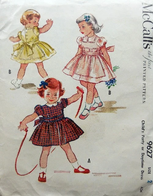 McCall's 9627 B | Vintage Sewing Patterns | Fandom