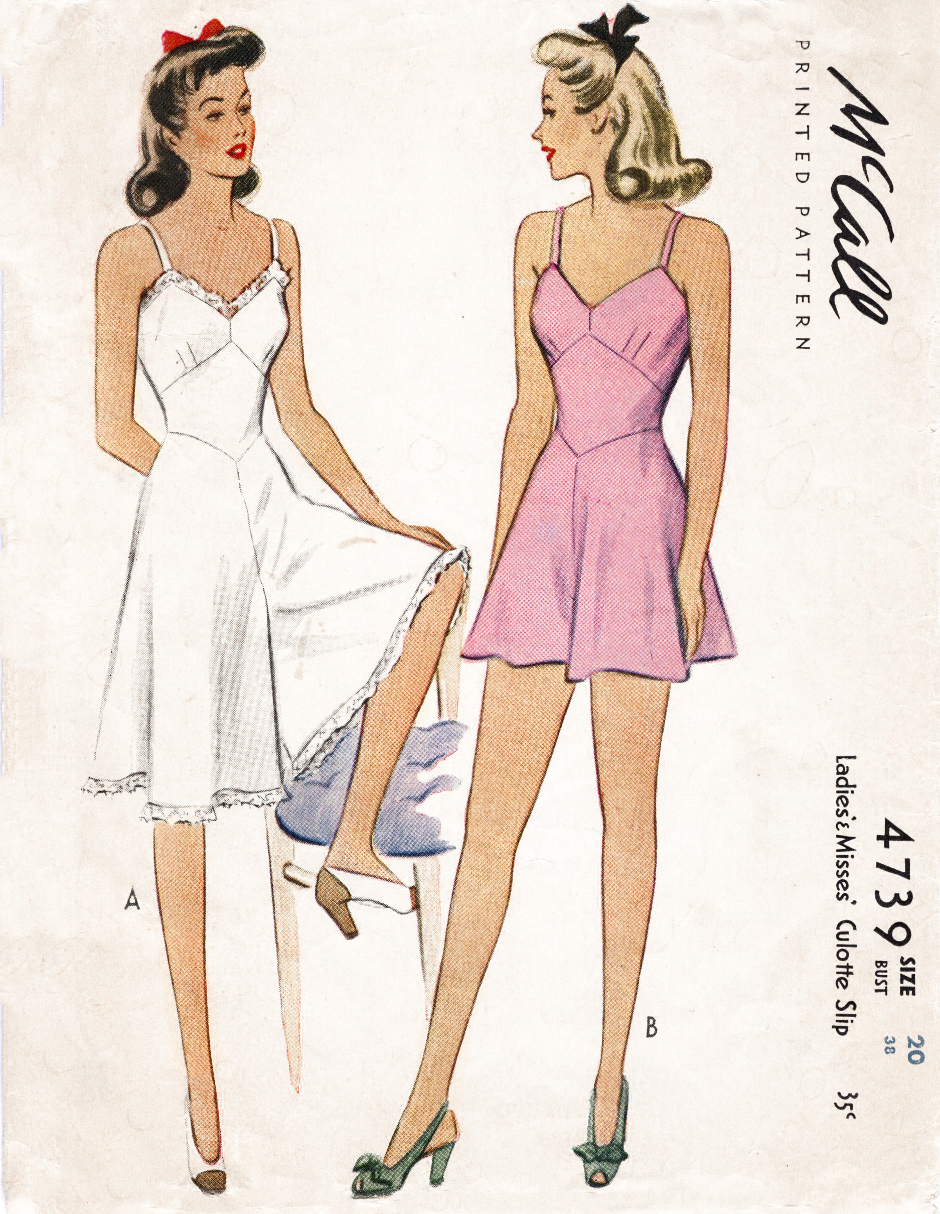 PDF vintage lingerie sewing patterns – Lady Marlowe
