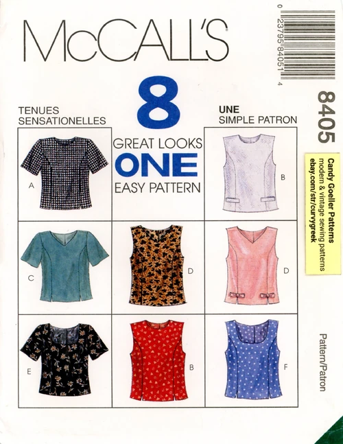 McCall's 8405 A