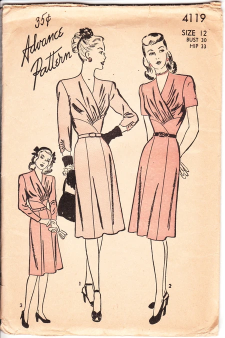 1940's Day Dress