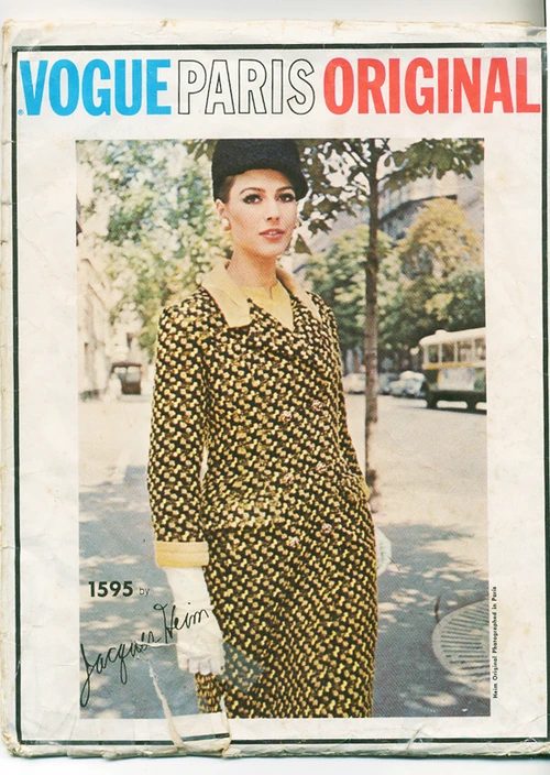 Vintage Designer Dress and Jacket Pattern
