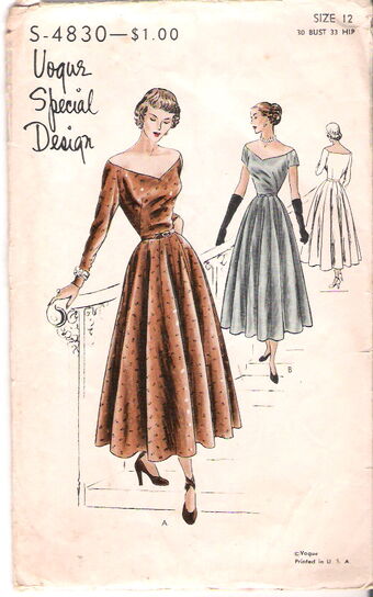 Vogue S 40 A Vintage Sewing Patterns Fandom Vogue S 40 A Vintage Sewing Patterns Fandom