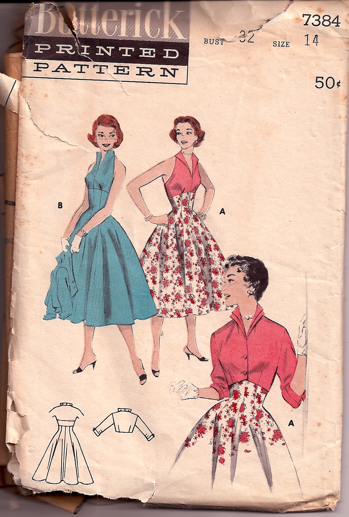 Butterick 7384 Vintage Sewing Patterns Fandom   Latest