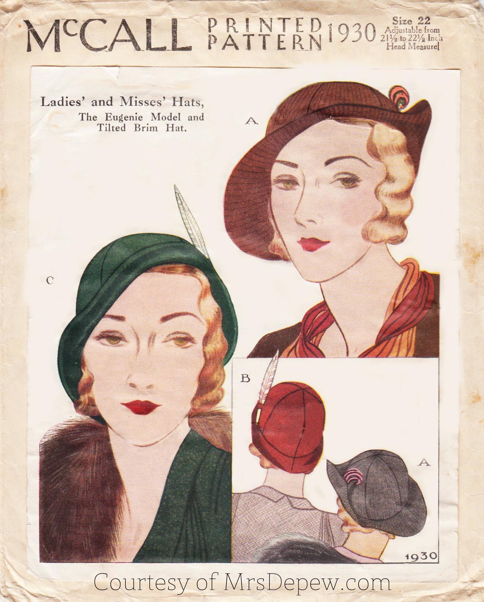 McCall 1930, Vintage Sewing Patterns