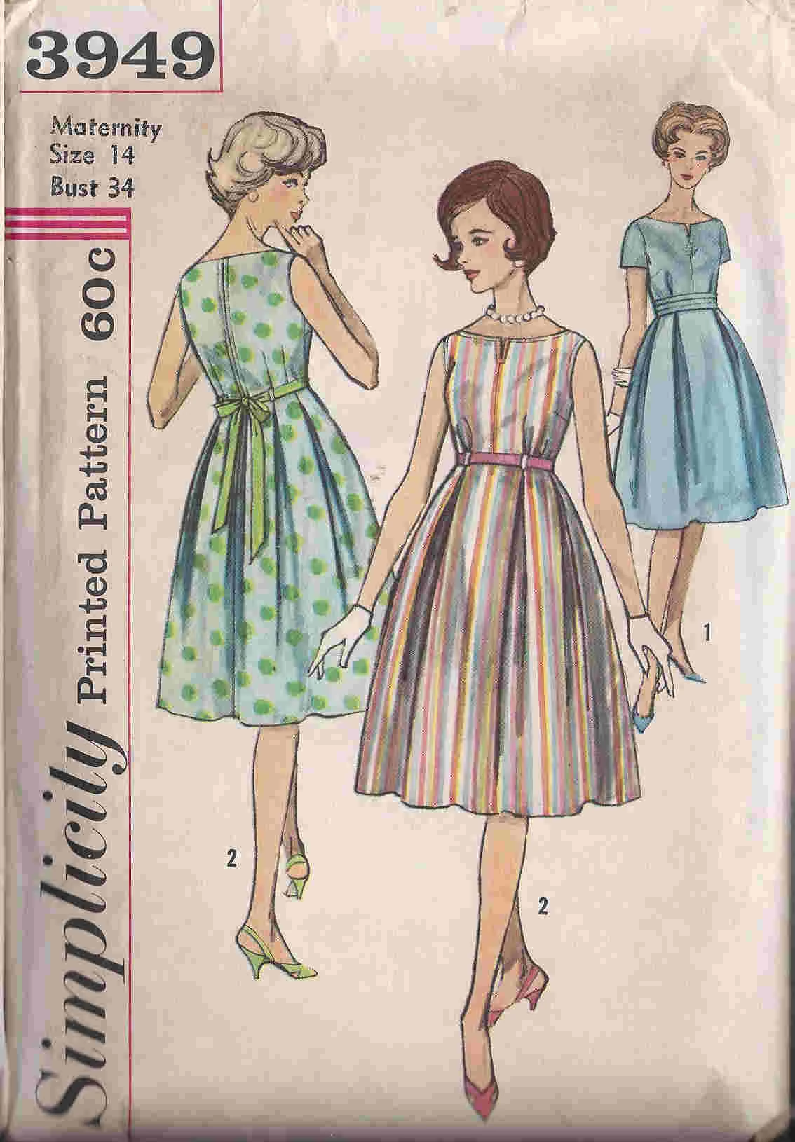 Simplicity 3949 B Vintage Sewing Patterns Fandom