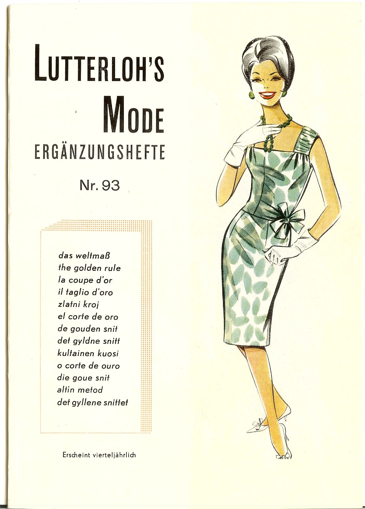 Lutterloh Supplement 93 Vintage Sewing Patterns Fandom