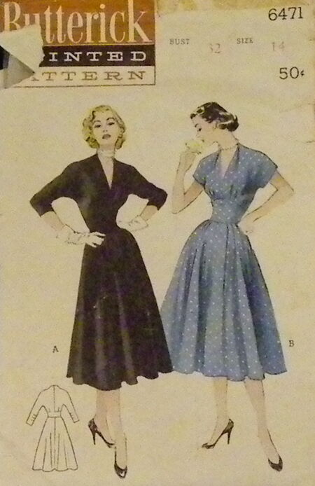 Butterick 6471 B Vintage Sewing Patterns Fandom