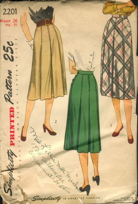 Simplicity 2201 | Vintage Sewing Patterns | Fandom