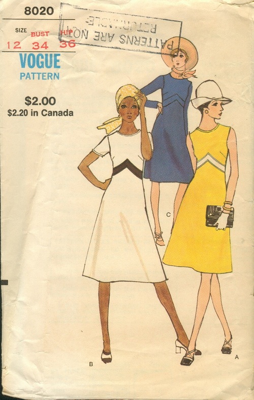 Vogue 8020 | Vintage Sewing Patterns | Fandom