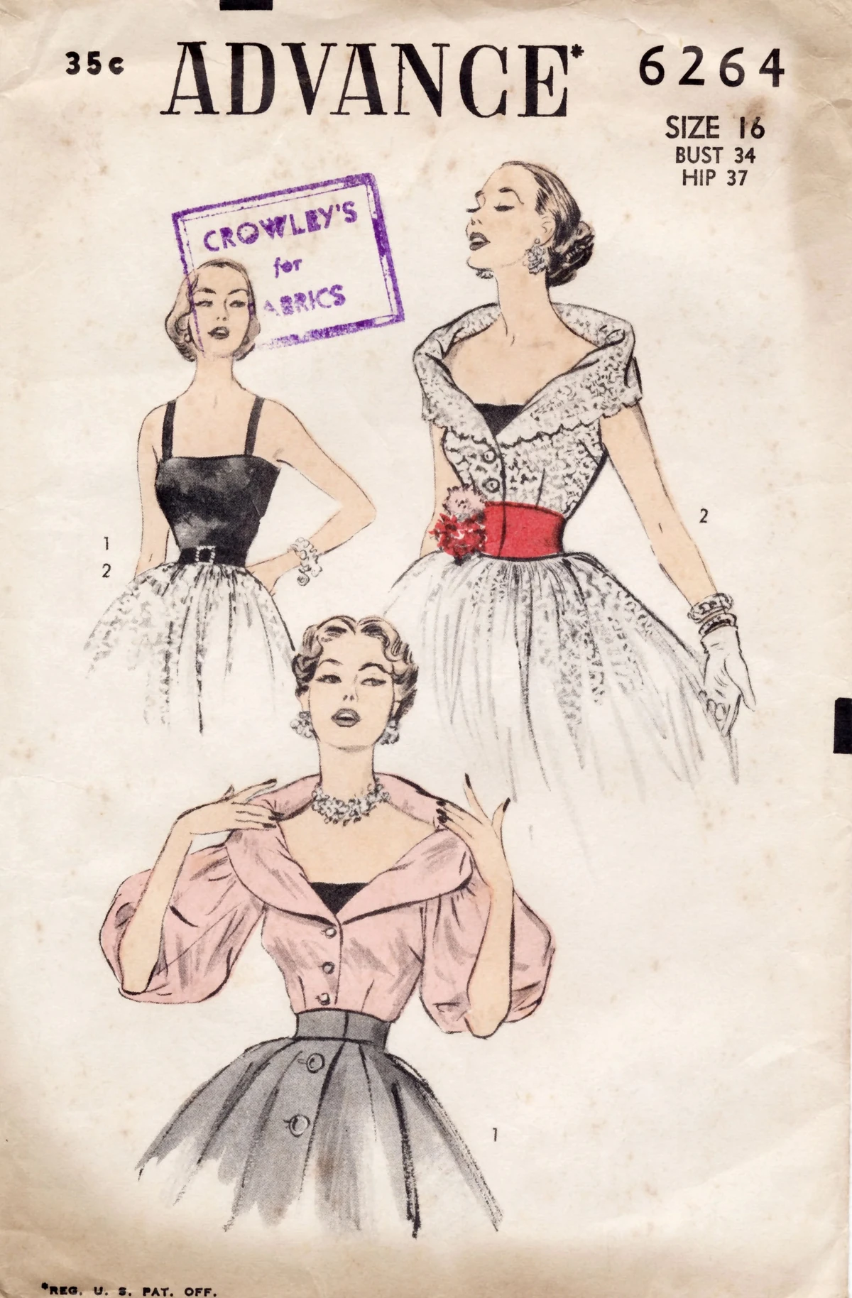 Advance 6264 | Vintage Sewing Patterns | Fandom