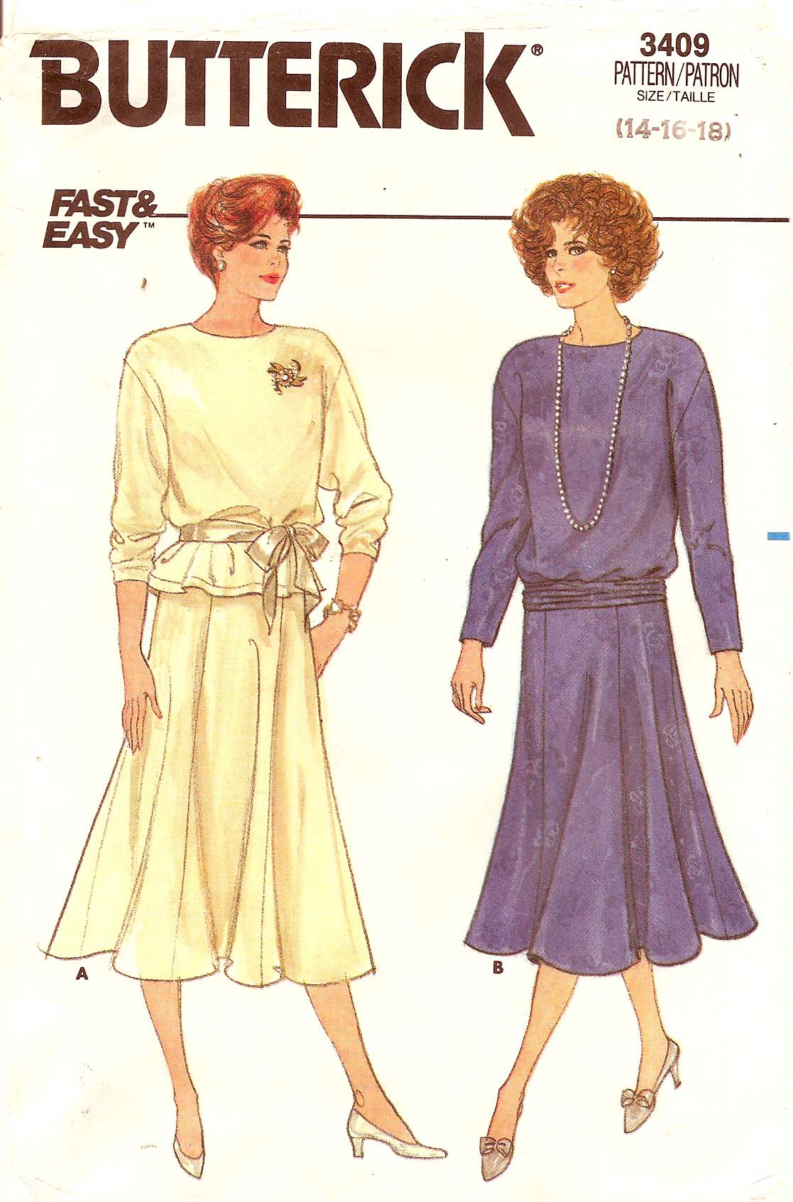 Butterick 3409 Vintage Sewing Patterns Fandom 