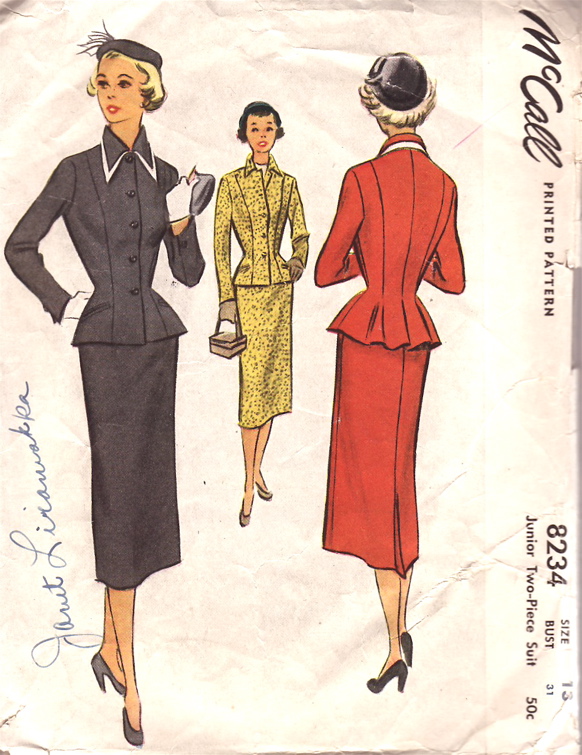 McCall 8234 | Vintage Sewing Patterns | Fandom