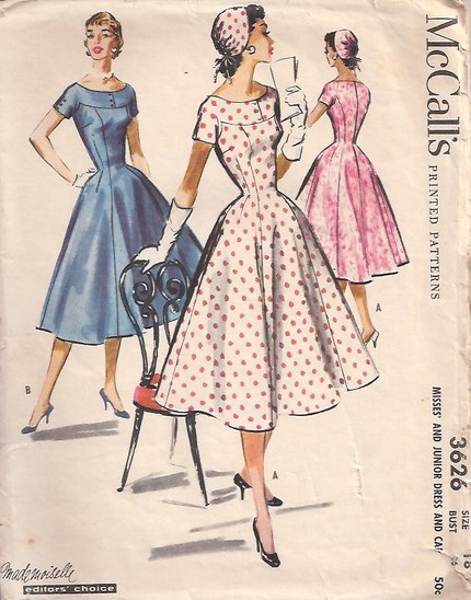 McCall's 3626, Vintage Sewing Patterns