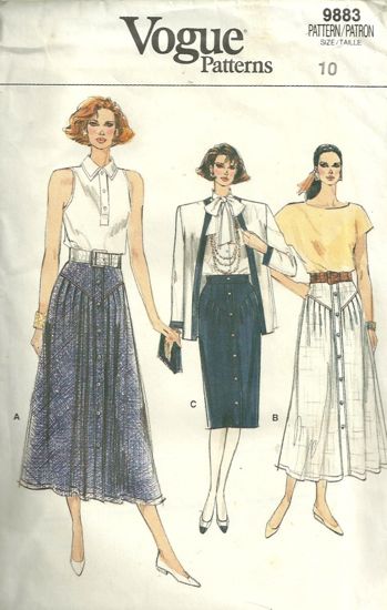 Vogue 9883 | Vintage Sewing Patterns | Fandom