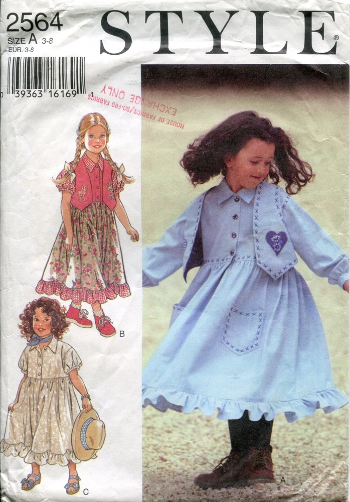 Style 2564 A | Vintage Sewing Patterns | Fandom