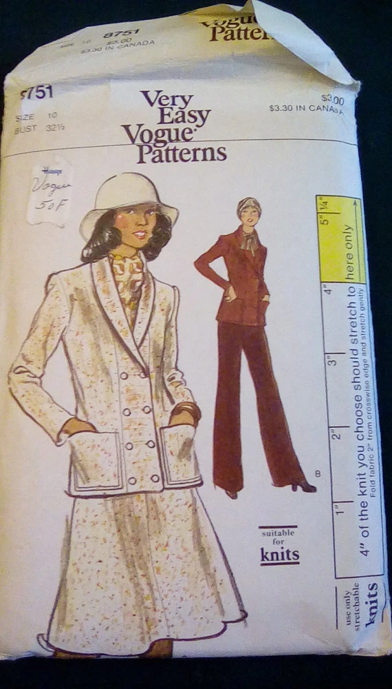 Vogue 8751 A | Vintage Sewing Patterns | Fandom